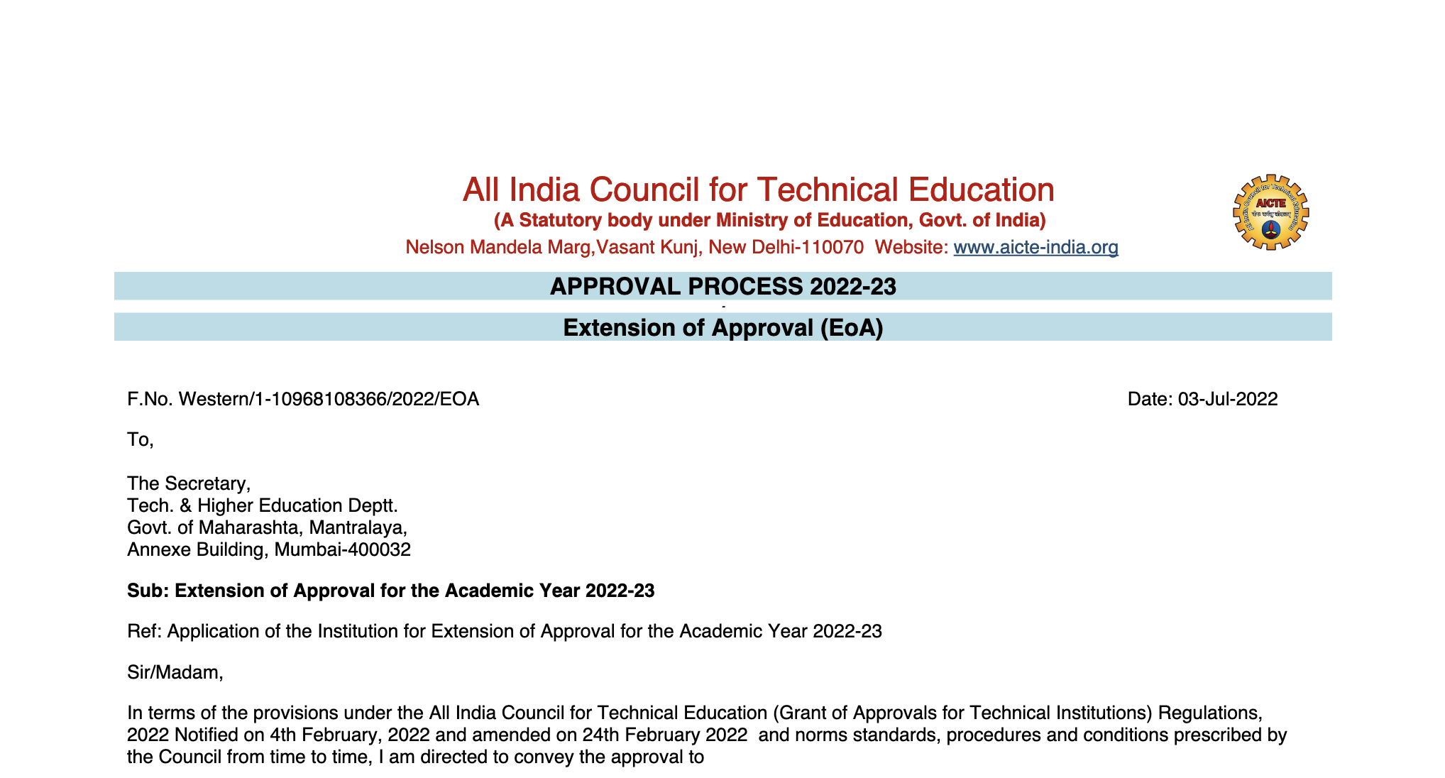 Approval 2022-23